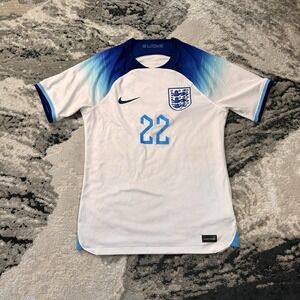Nike England 2022 Home Soccer Jersey Jude Bellingham #22 Sz S World Cup Madrid